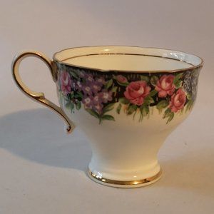 Vintage Paragon Teacup (only) English Garden Pattern, Fine Bone China, England